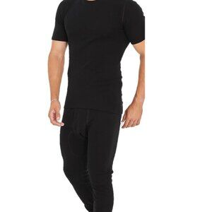 Mens Winter Ultra-Soft Fleece Lined Thermal Top & Bottom Underwear Set Size XL